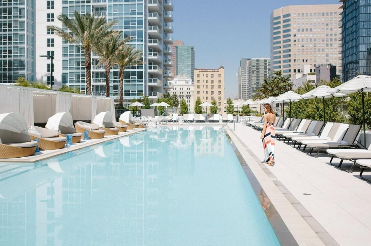 Hotel Level Downtown La South Olive Los Angeles Esterno foto
